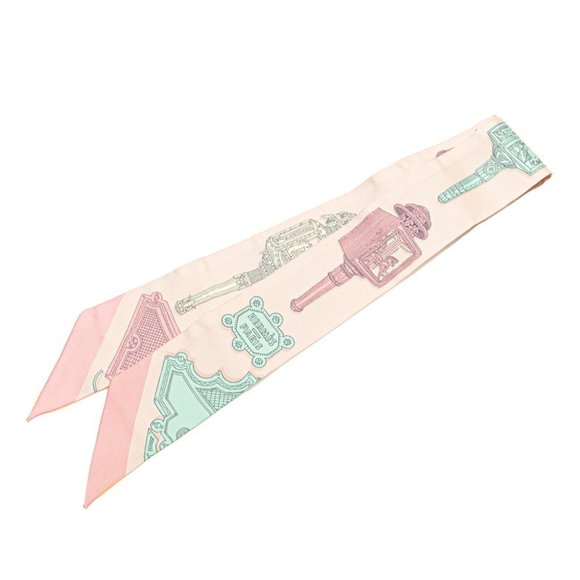 Hermès Twilly MERVEILLEUSES LANTERNES Merveilleuse Lantern Scarf Muffler Beig... - Picture 1 of 6